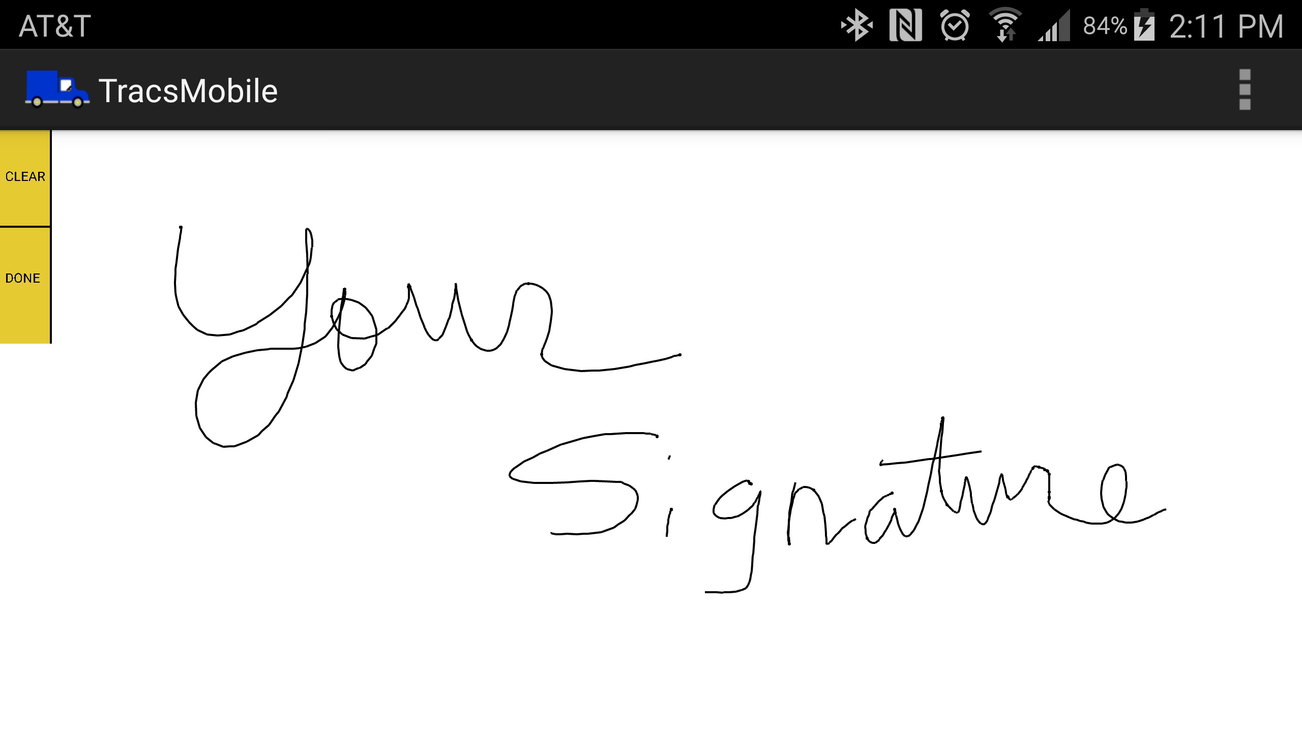 Handheld Signatures