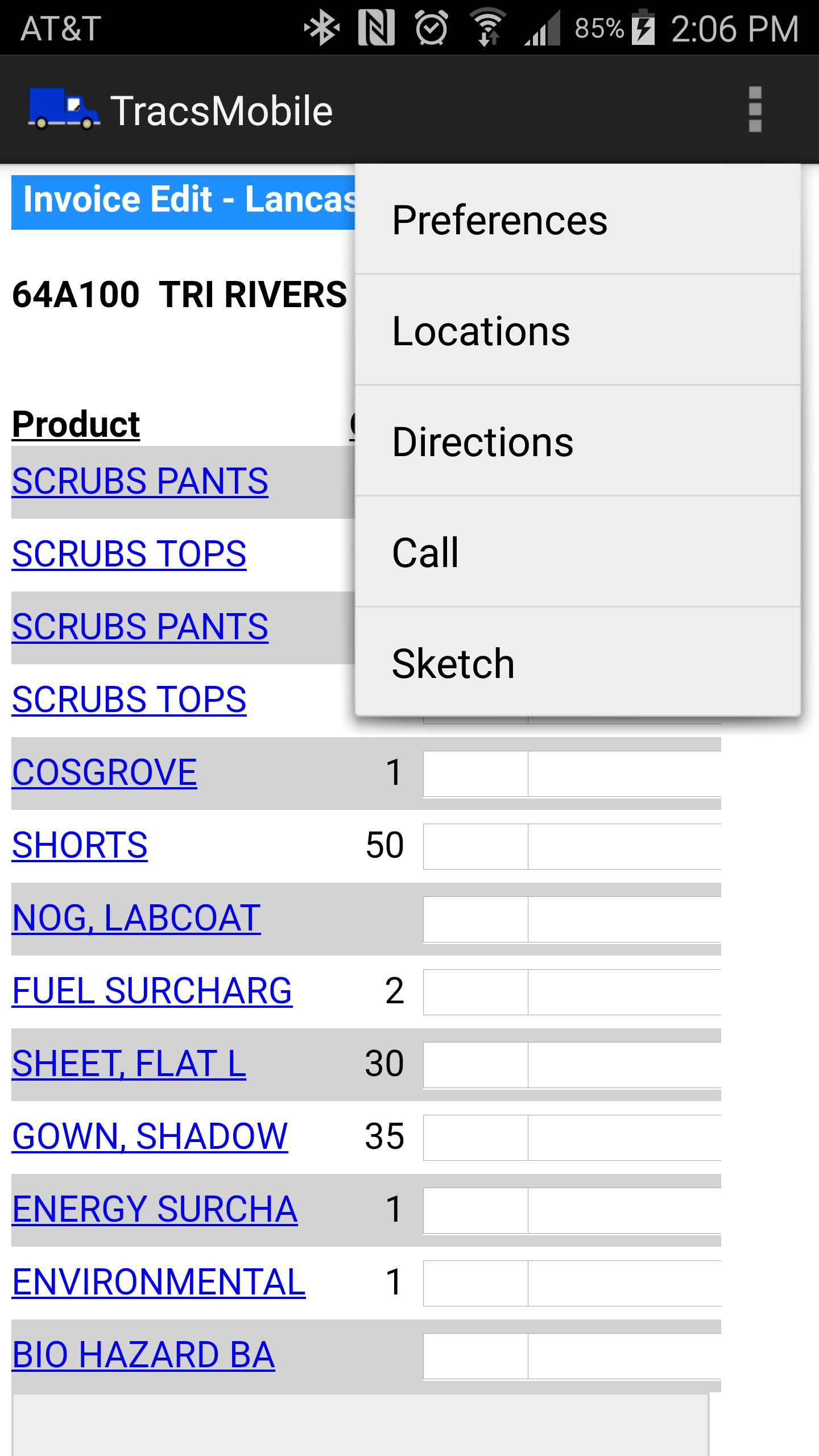Settings Menu